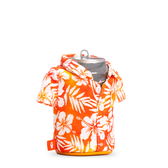 The Aloha - Puffin Drinkwear drink sleeves #color_apricot-floral