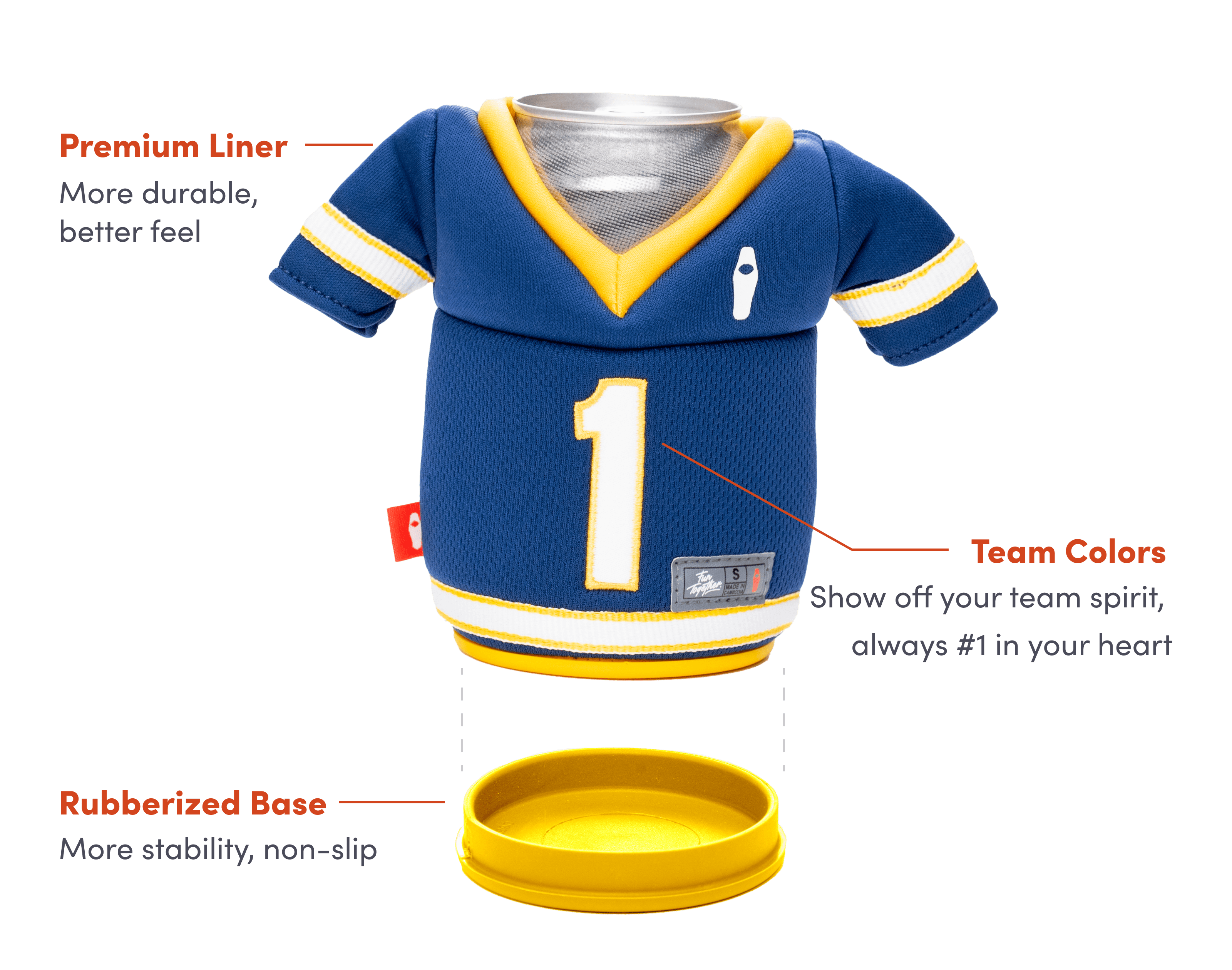 Features of The Gridiron by Puffin Drinkwear