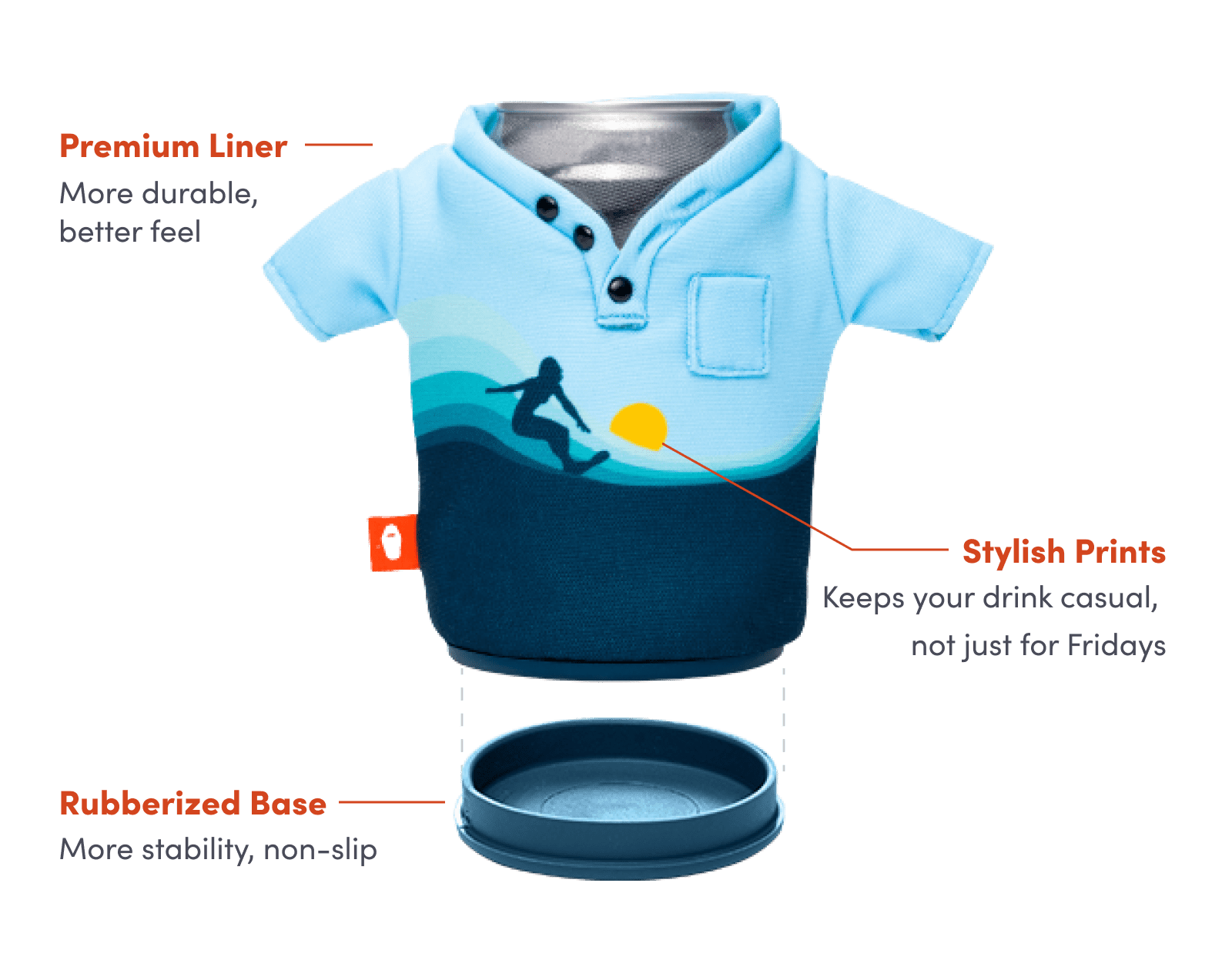 The Tee by Puffin Drinkwear