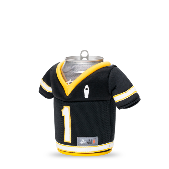 The Gridiron - Puffin Drinkwear drink sleeves  #color_black-canary