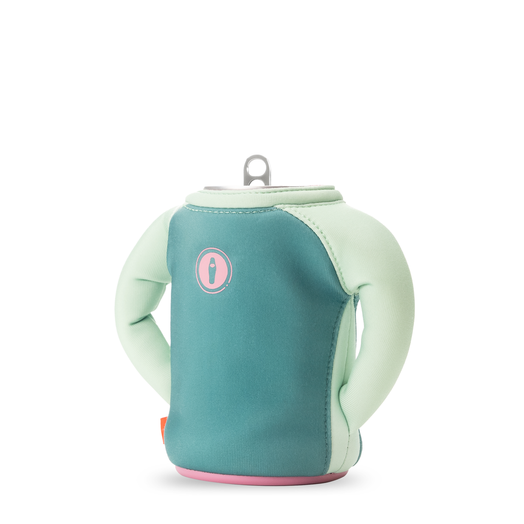 The Dawn - Puffin Drinkwear drink sleeves #color_crater-blue-seafoam