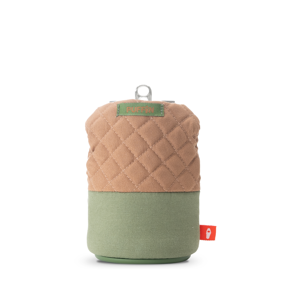 The Bird Dog - Puffin Drinkwear drink sleeves #color_olive-green-dry-grass