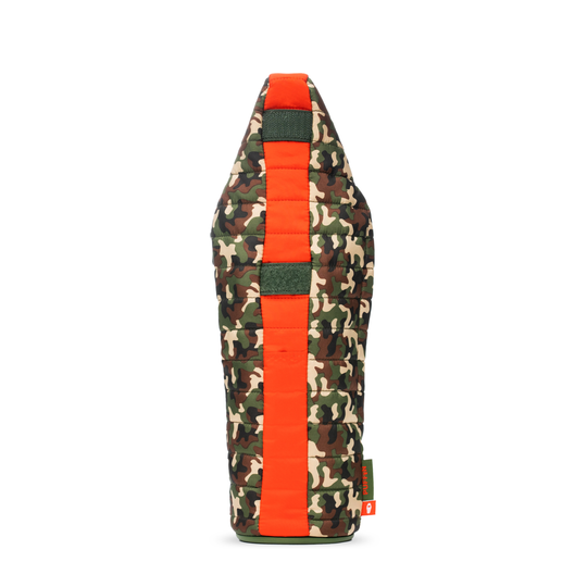 The Caddy - Puffin Drinkwear drink sleeves #color_woodsy-camo-puffin-red