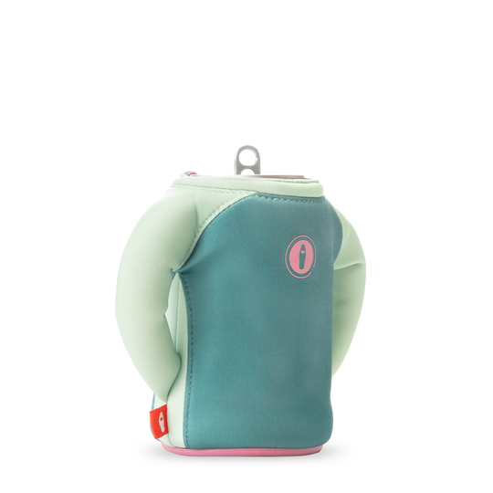 The Dawn - Puffin Drinkwear drink sleeves #color_crater-blue-seafoam