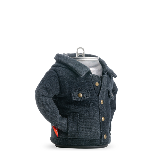 The Denim - Puffin Drinkwear drink sleeves  #color_pewter-denim