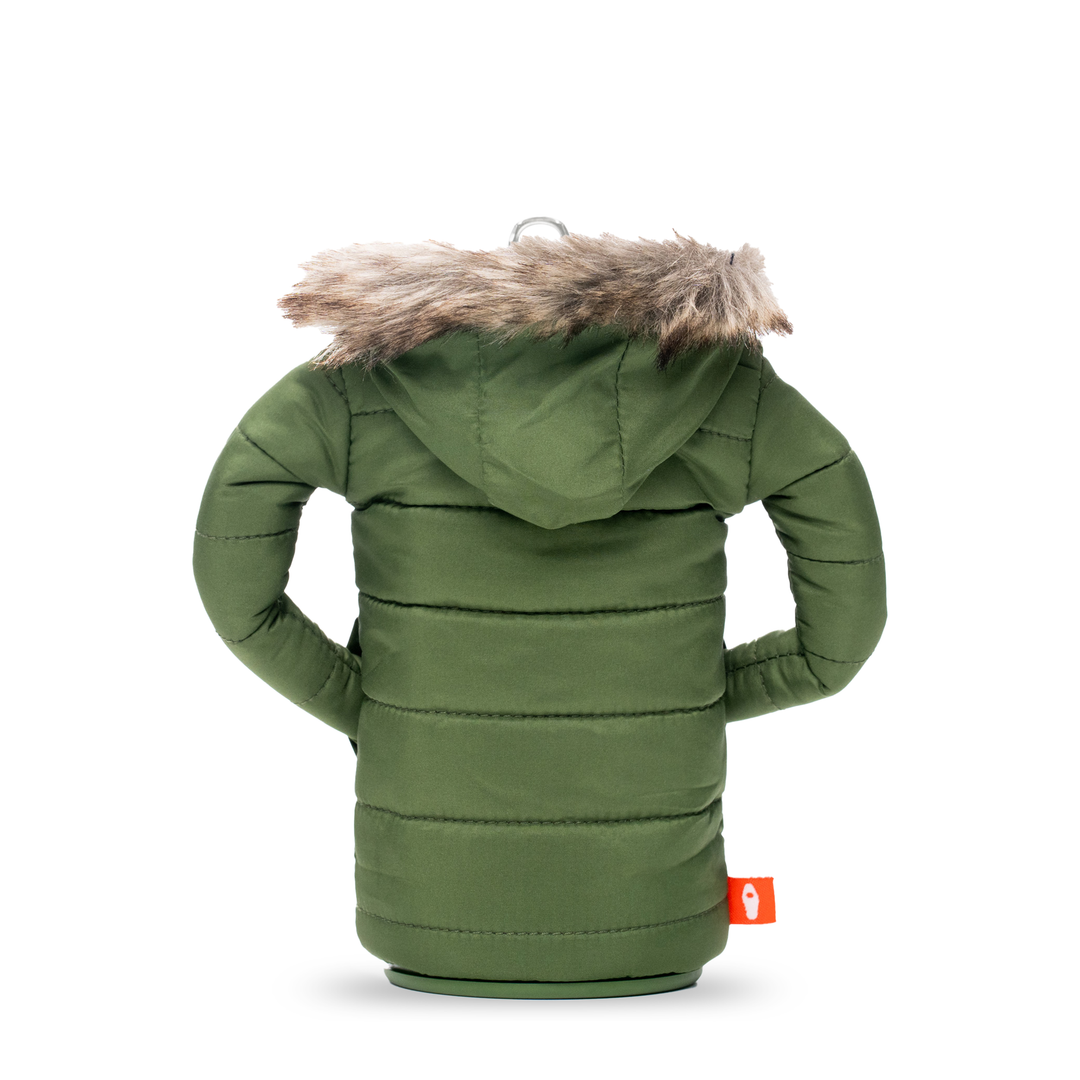 The Pahka - Puffin Drinkwear drink sleeves #color_olive-green