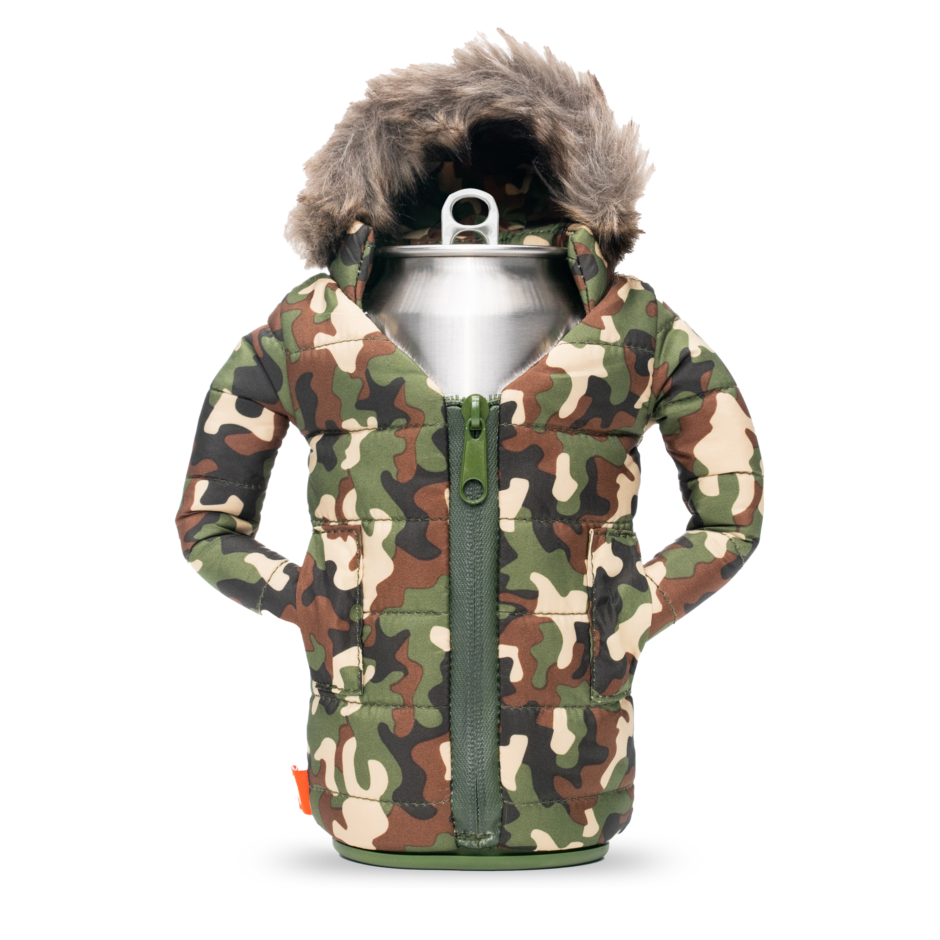 The Pahka - Puffin Drinkwear drink sleeves #color_woodsy-camo