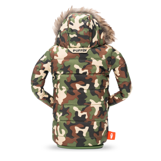 The Pahka - Puffin Drinkwear drink sleeves #color_woodsy-camo